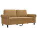Tweezitsbank 140 cm stof bruin