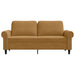 Tweezitsbank 140 cm stof bruin