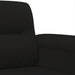 Fauteuil 60 cm microvezelstof zwart