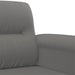 Tweezitsbank 120 cm microvezelstof donkergrijs
