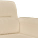 Tweezitsbank 120 cm microvezelstof crème