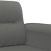 Tweezitsbank 140 cm microvezelstof donkergrijs
