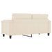 Tweezitsbank 140 cm microvezelstof beige