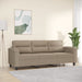 Driezitsbank 180 cm microvezelstof taupe