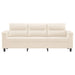 Driezitsbank 180 cm microvezelstof beige