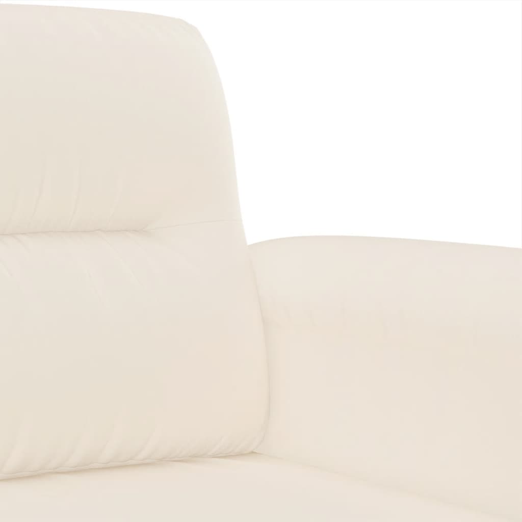 Driezitsbank 180 cm microvezelstof beige