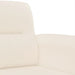 Driezitsbank 180 cm microvezelstof beige