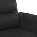 Fauteuil 60 cm kunstleer zwart
