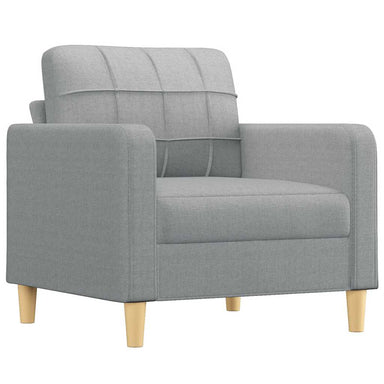 Fauteuil 60 cm stof lichtgrijs