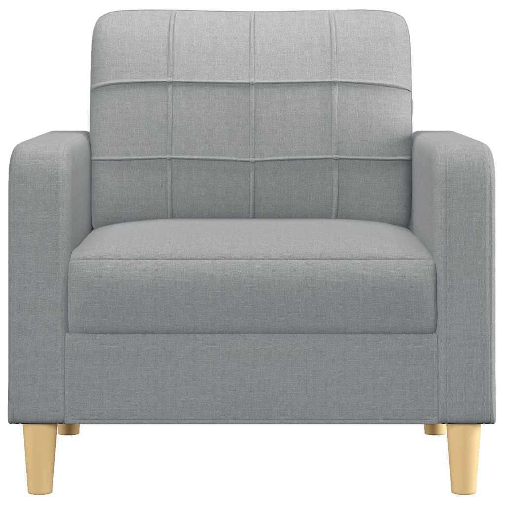 Fauteuil 60 cm stof lichtgrijs