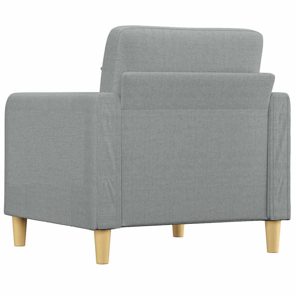 Fauteuil 60 cm stof lichtgrijs