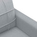 Fauteuil 60 cm stof lichtgrijs