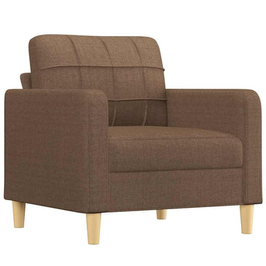 Fauteuil 60 cm stof bruin