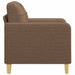 Fauteuil 60 cm stof bruin