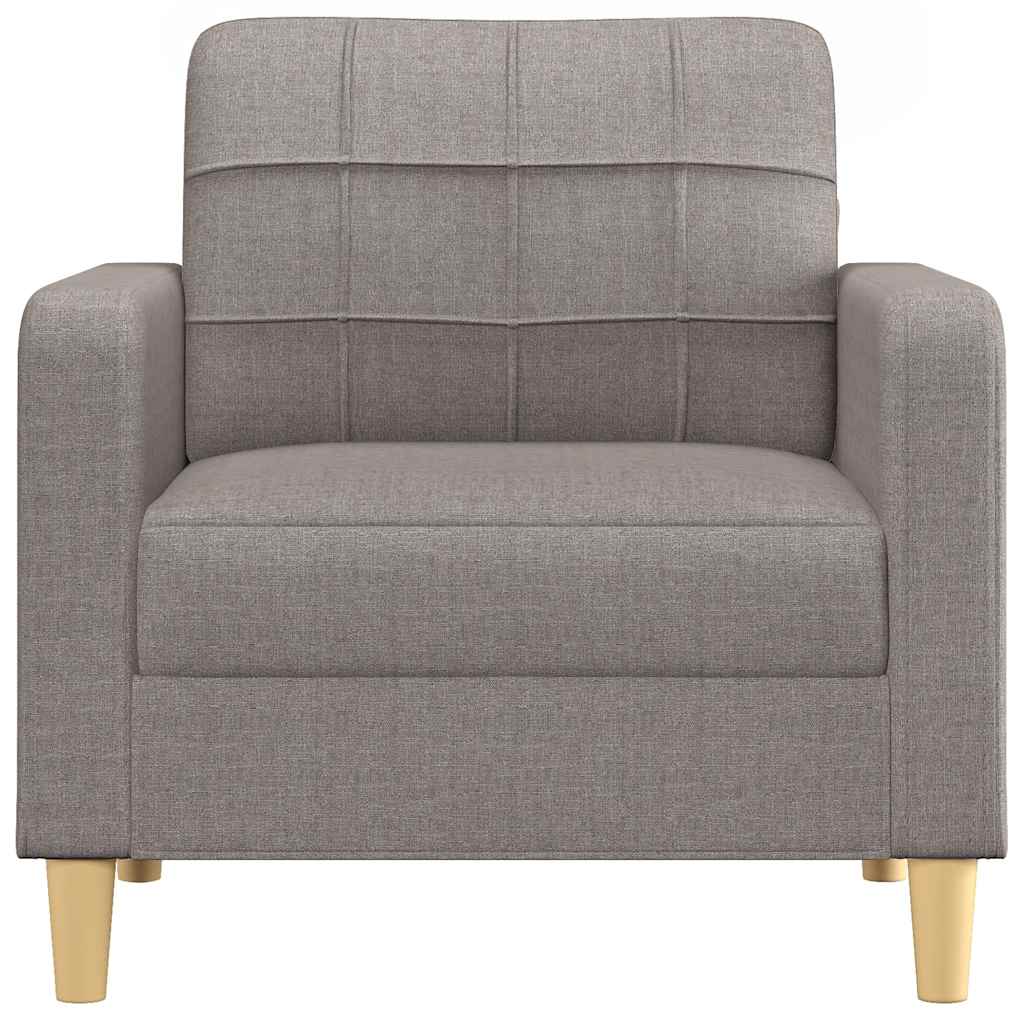 Fauteuil 60 cm stof taupe