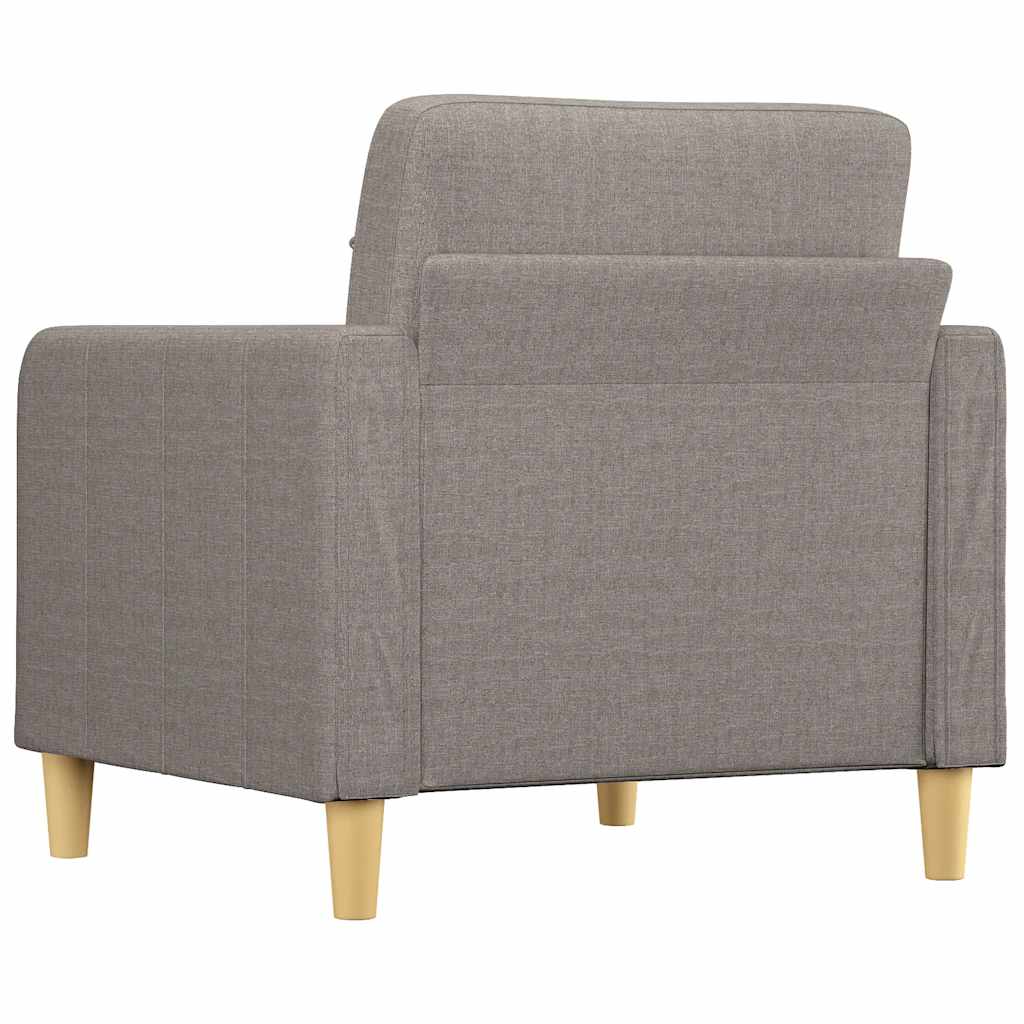 Fauteuil 60 cm stof taupe
