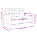 Tweezitsbank 120 cm stof lichtgrijs