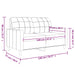Tweezitsbank 120 cm stof bruin