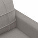 Tweezitsbank 120 cm stof taupe
