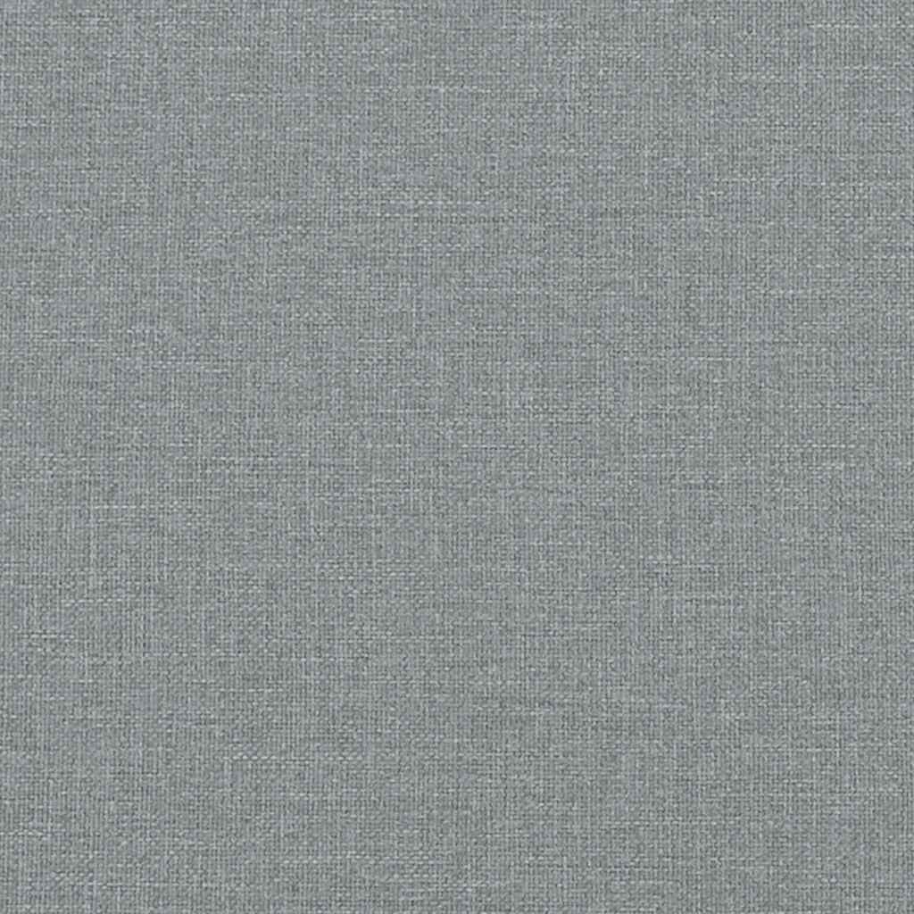 Tweezitsbank 140 cm stof lichtgrijs