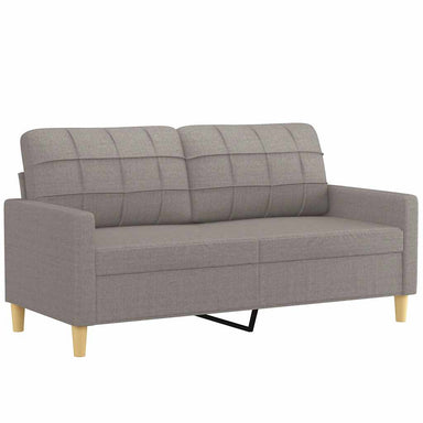 Tweezitsbank 140 cm stof taupe
