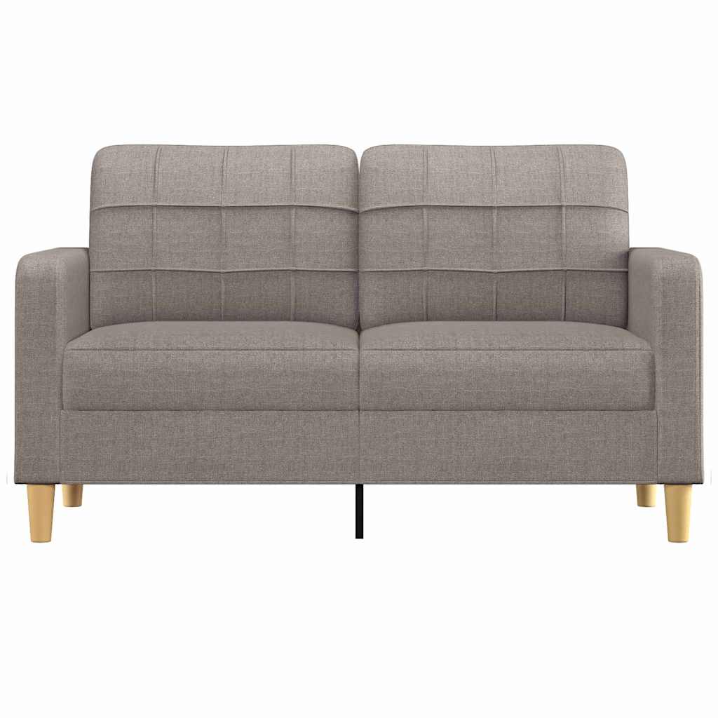 Tweezitsbank 140 cm stof taupe