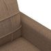 Driezitsbank 180 cm stof bruin