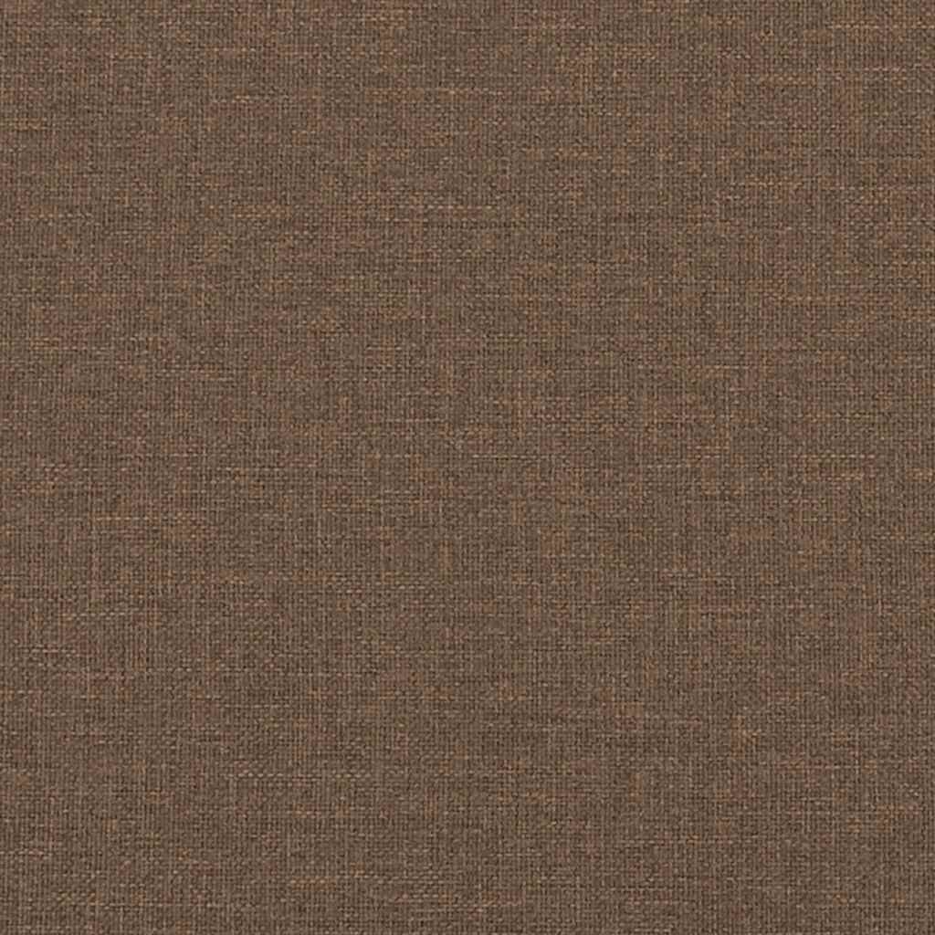 Driezitsbank 180 cm stof bruin