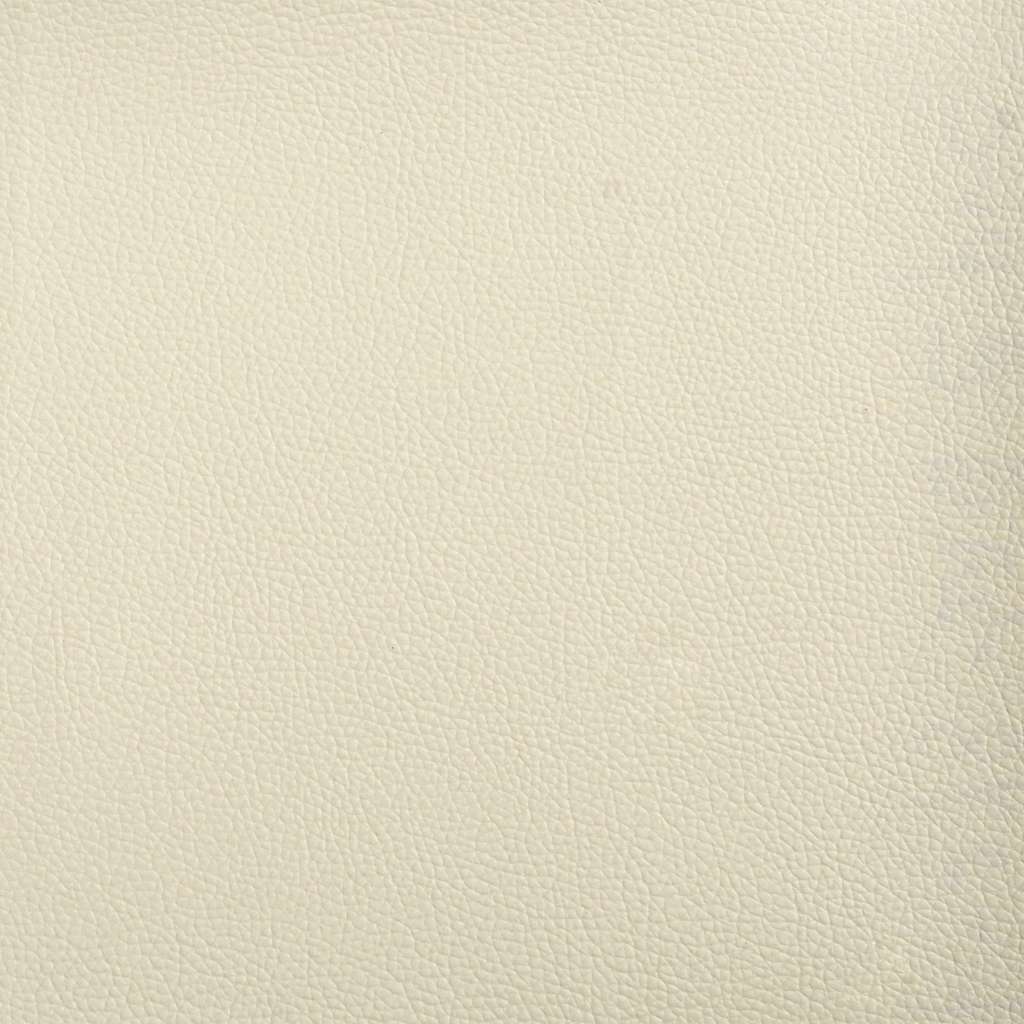 Tweezitsbank 120 cm kunstleer crèmekleurig