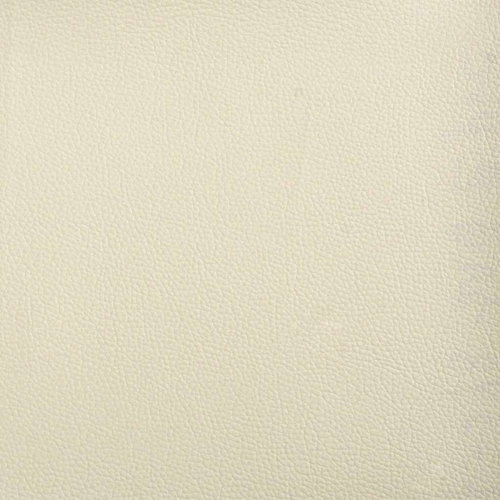 Tweezitsbank 140 cm kunstleer crèmekleurig