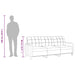 Driezitsbank 180 cm kunstleer grijs
