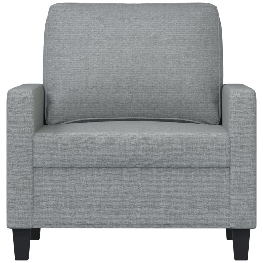 Fauteuil 60 cm stof lichtgrijs