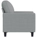 Fauteuil 60 cm stof lichtgrijs
