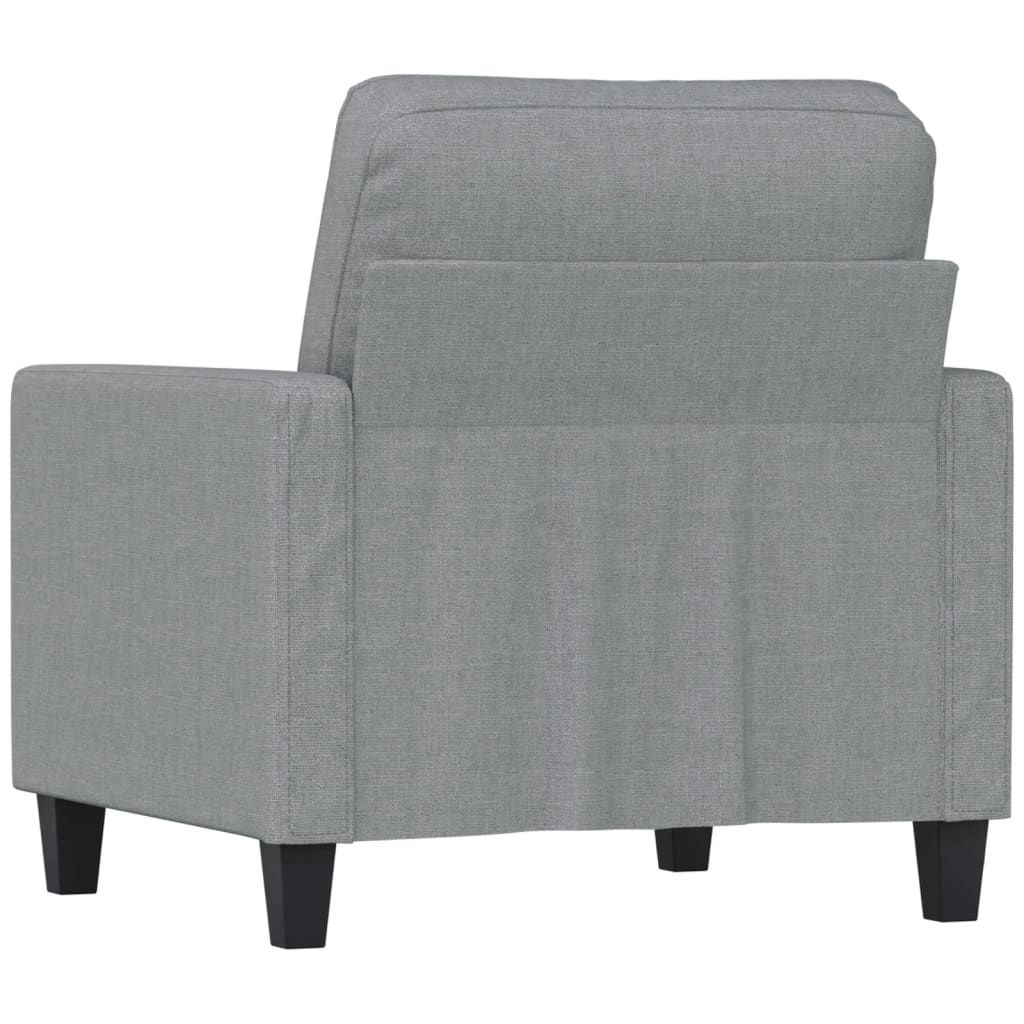 Fauteuil 60 cm stof lichtgrijs