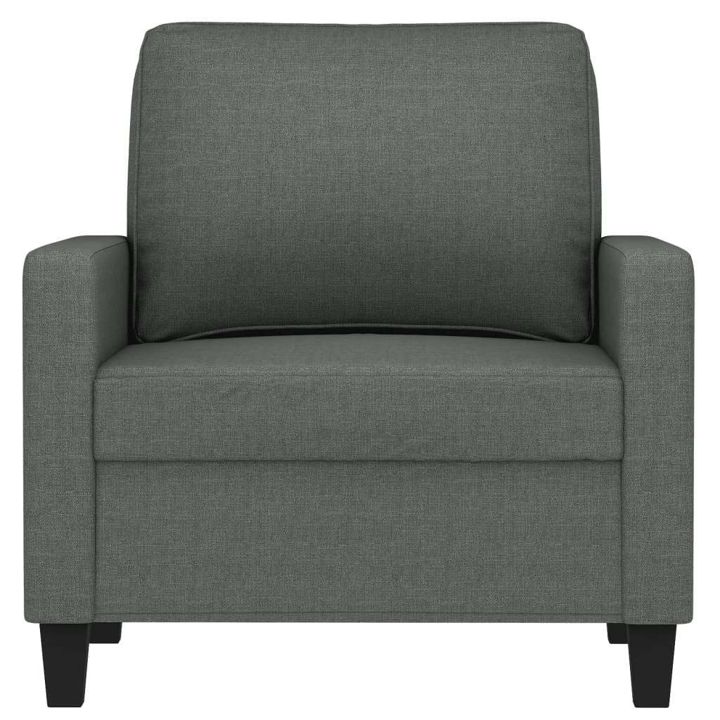 Fauteuil 60 cm stof donkergrijs
