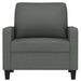 Fauteuil 60 cm stof donkergrijs
