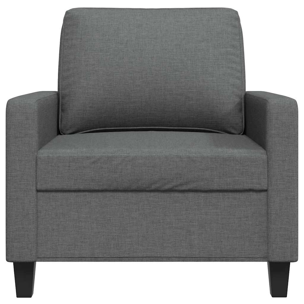 Fauteuil 60 cm stof donkergrijs