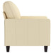 Fauteuil 60 cm stof crèmekleurig