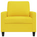 Fauteuil 60 cm stof lichtgeel