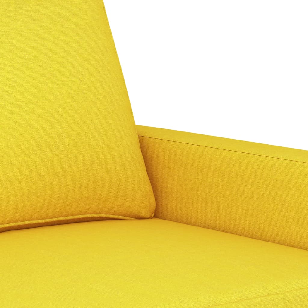 Fauteuil 60 cm stof lichtgeel