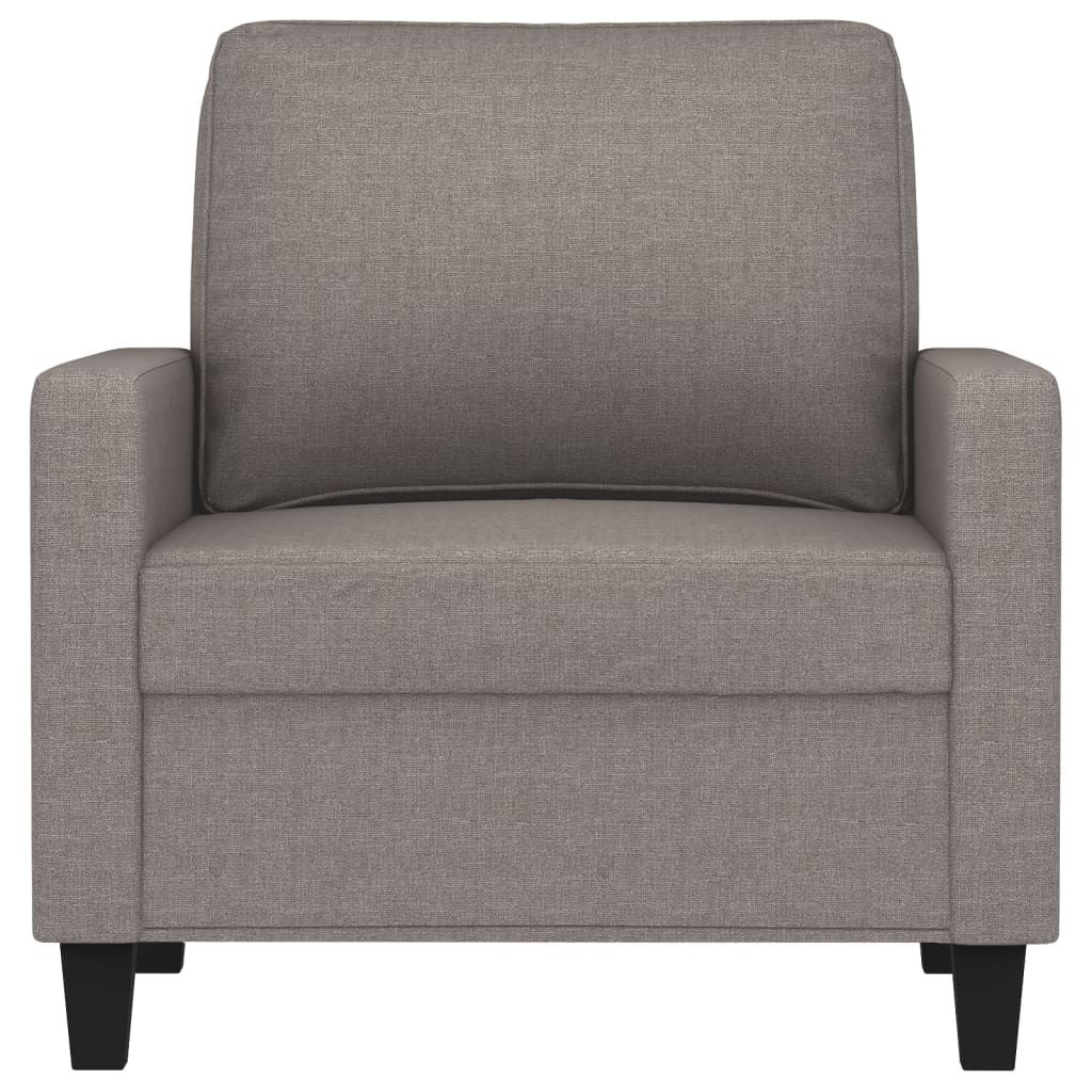 Fauteuil 60 cm stof taupe