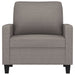 Fauteuil 60 cm stof taupe