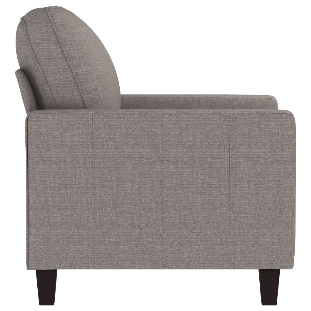 Fauteuil 60 cm stof taupe