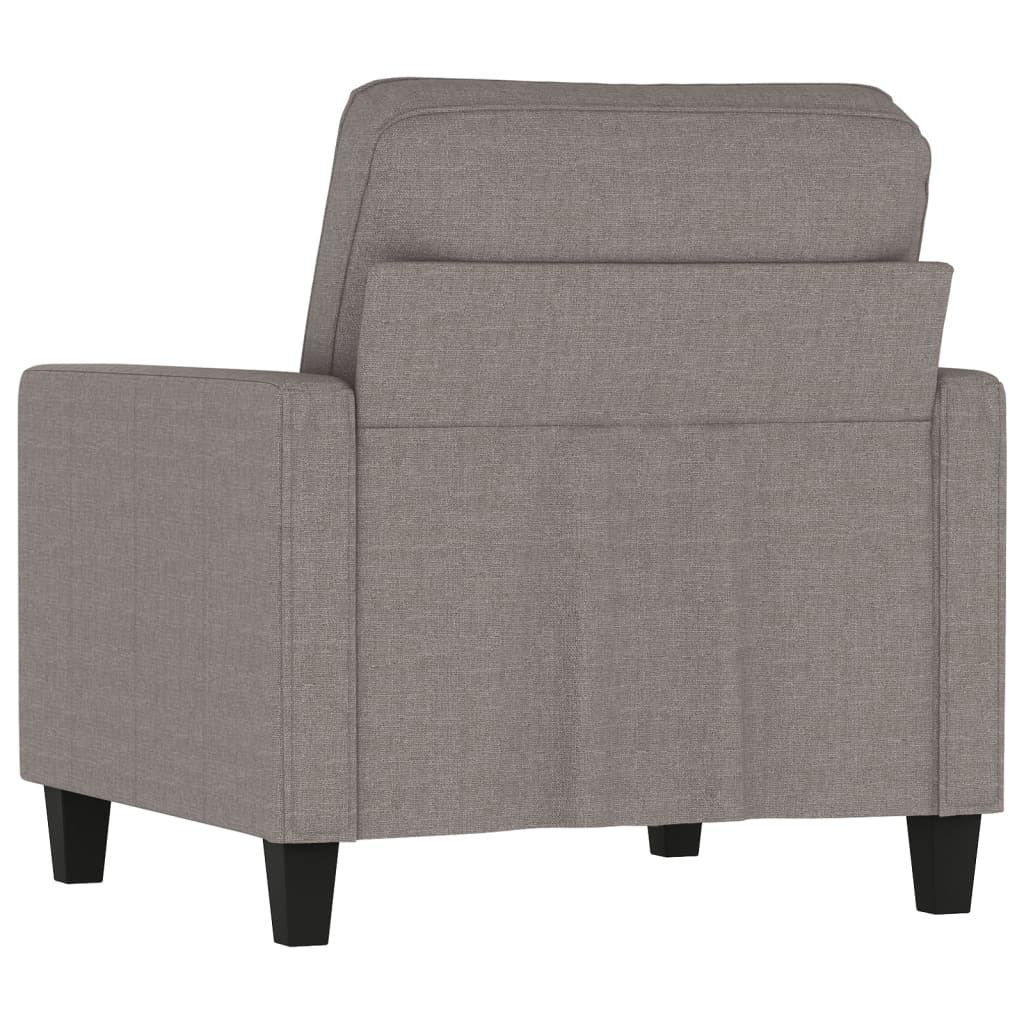 Fauteuil 60 cm stof taupe