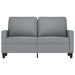 Tweezitsbank 120 cm stof lichtgrijs