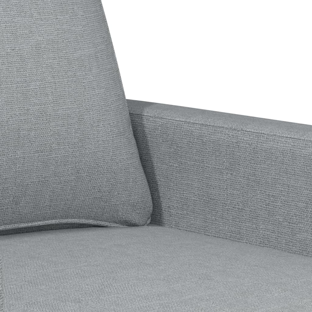 Tweezitsbank 120 cm stof lichtgrijs