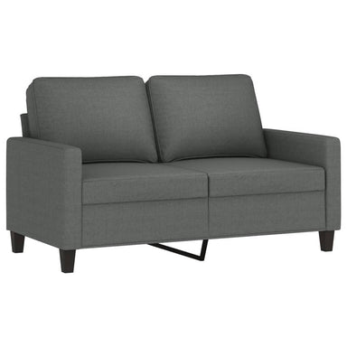 Tweezitsbank 120 cm stof donkergrijs