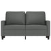 Tweezitsbank 120 cm stof donkergrijs