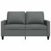Tweezitsbank 120 cm stof donkergrijs