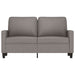 Tweezitsbank 120 cm stof taupe
